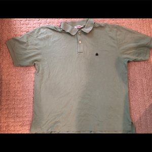 Green polo shirt